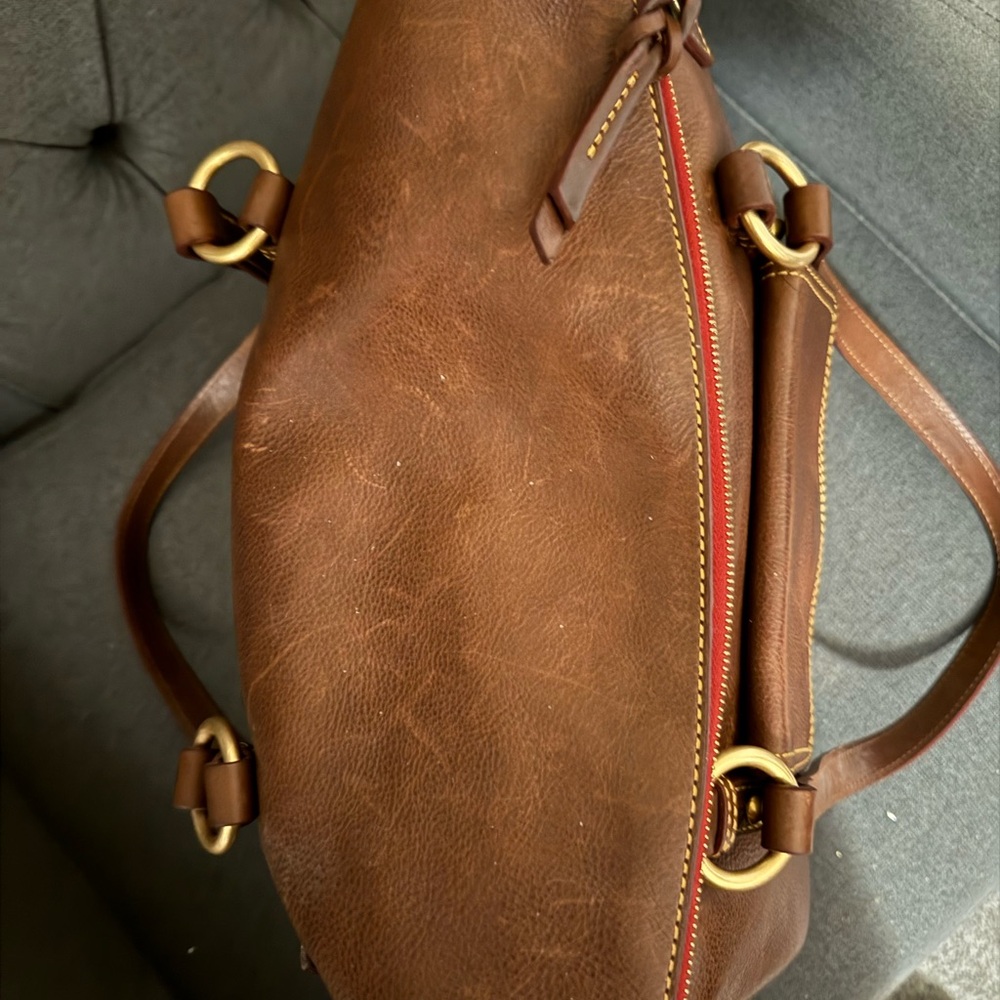 Dooney & Bourke Florentine Chestnut Smith Bag - Picture 3 of 10